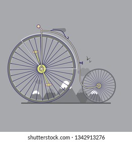 Designer Cycle big front wheel