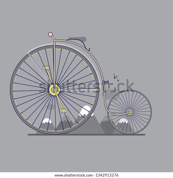 cycle with big front wheel