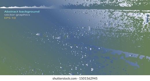 Designer decorative cover. Business card. Vector graphics. Creative vector background for banner and flyer. Design background. Spotted textured background. Spots and blots. EPS-10