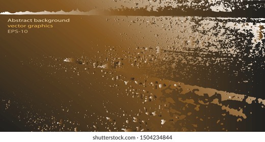 Designer decorative cover. Business card. Vector graphics. Creative vector background for banner and flyer. Design background. Spotted textured background. Spots and blots. EPS-10