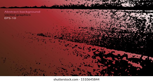 Designer decorative cover. Business card. Vector graphics. Creative vector background for banner and flyer. Design background. Spotted textured background. Spots and blots. EPS-10