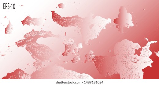 Designer decorative cover. Vector graphics. Creative vector background for banner and flyer. Abstract vintage background. Spotted textured background. Spots and blots. Obsolete surface