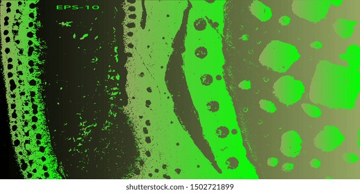 Designer decorative cover. Vector graphics. Creative vector background for banner and flyer. Abstract vintage background. Spotted textured background. Spots and blots. Obsolete surface