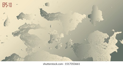 Designer decorative cover. Vector graphics. Creative vector background for banner and flyer. Abstract vintage background. Spotted textured background. Spots and blots. Obsolete surface