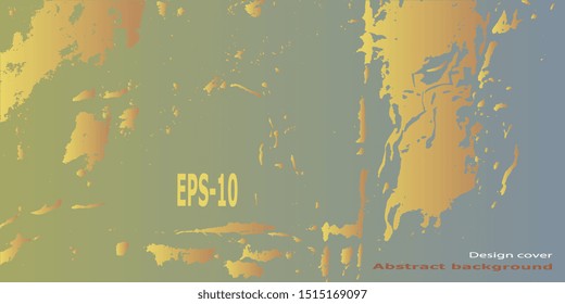 Designer decorative cover. Vector illustration. Abstract graphics. Retro background. Abstract background. Abstractionism. Background with grunge texture. Design background
