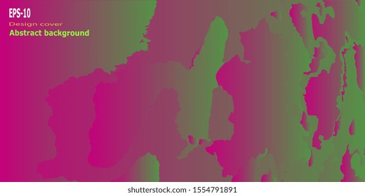 Designer decorative cover. Vector illustration. Abstract graphics. Retro background. Abstract background. Abstractionism. Background with grunge texture. Design background