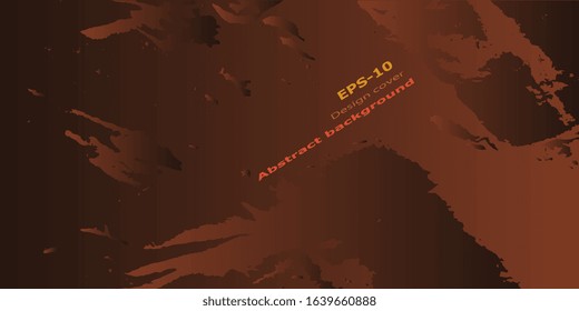 Designer decorative cover. Vector illustration. Abstract graphics. Retro background. Abstract background. Abstractionism. Background with grunge texture. Design background