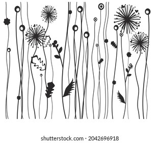 Designer elegant flowers. An isolated element of the illustration. Vector for background, texture, wrapper pattern, frame.