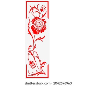 Designer elegant flowers. An isolated element of the illustration. Vector for background, texture, wrapper pattern, frame.