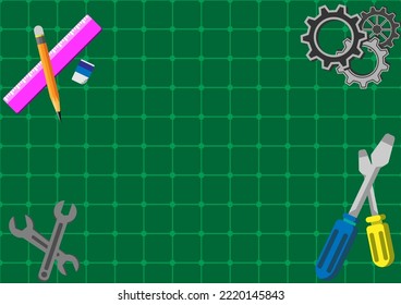 Designer and engineer's desk for background,Creating new inventions keeps the world developing.