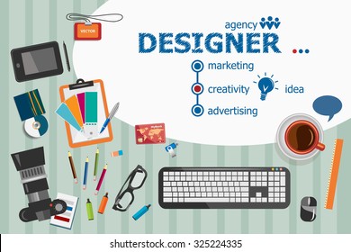 Designer and flat design illustration concepts for business analysis, planning, consulting, team work, project management. Designer concepts for web banner and printed materials.