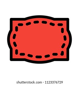 designer frame with curves