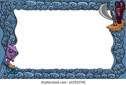 Designer frame for inserting photos and other images into it.