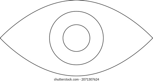 vista de iconos y ojos de gadget de diseñador