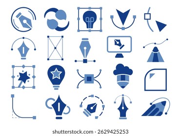 Elemento do ícone do logotipo do gráfico do Designer