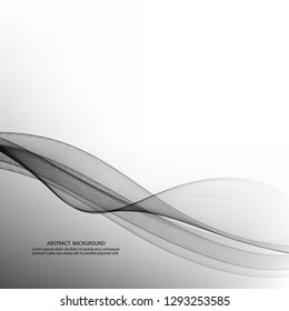 Designer gray wave movement