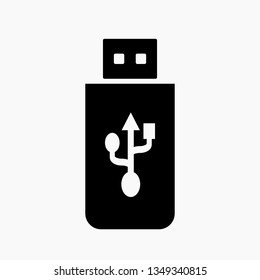 Designer icon flash drive, USB icon.