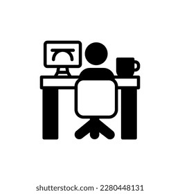 Designer icon in vector. Illustration