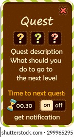 designer sweets gui game interface quest