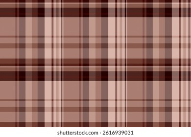 Designer textile texture tartan, discount pattern fabric vector. Backdrop check background seamless plaid in light and red colors palette.