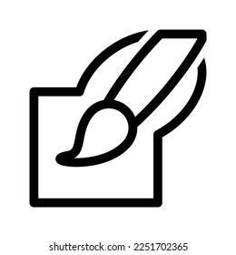 designer tool blob brush icon flat vecktor trendy popular