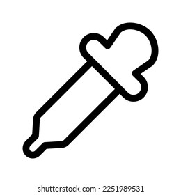 designer tool eyedropper icon flat vecktor elegant trendy popular 