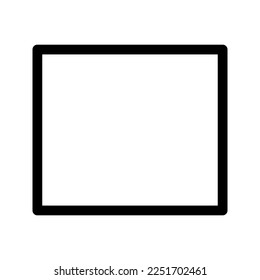 designer tool rectangle icon flat vecktor trendy popular