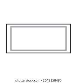 designer tool rectangle icon flat vector trendy popular