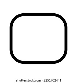 designer tool rounded rectangle icon flat vecktor trendy popular