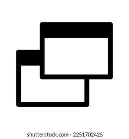 designer tool screen mode icon flat vecktor trendy popular