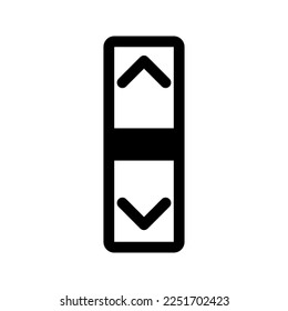 designer tool scroll icon flat vecktor trendy popular