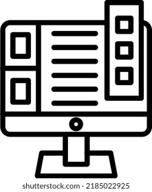 Designer Vector Line Icon Design