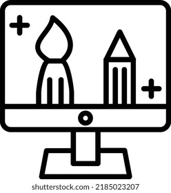 Designer Vector Line Icon Design
