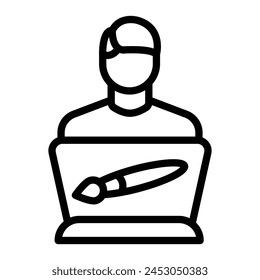Designer Vector Line Icon Design