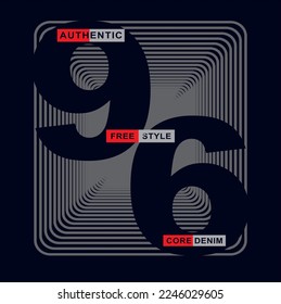 DESIGNER VECTOR TYPOGRAPHY FOR T-SHIRT VECTOR ILLUSTRATION
