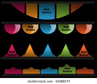 Designer web buttons