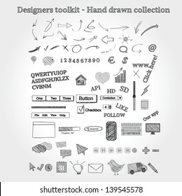 Designers toolkit - Hand drawn collection