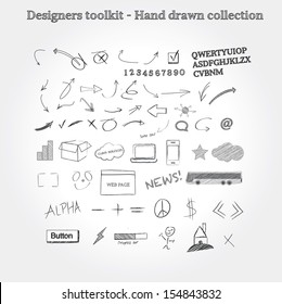 Designers toolkit - Hand drawn collection
