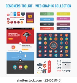 Designers toolkit - web graphic collection