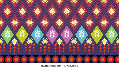 DesignGeometric tapestry, fabric pattern, ethnic, lines, geometric, background, batik, embroidery, style, colorful, beautiful pattern vetor