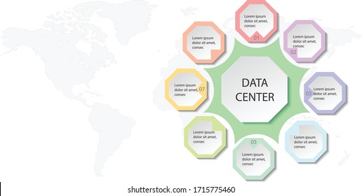 Designing abstract. Infographics design vector for business data, education, web design, banners, brochures, flyersoptions, parts or processes and diagrams. Vector illustration