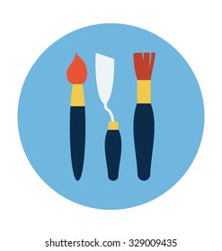 
Designing Brush Colored Vector Illustration
