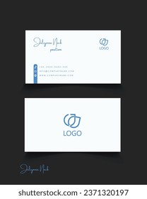 Designing a captivating and professional visiting card. 