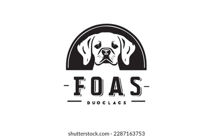 Designing a Dynamic dogs pet Logo Design |Line Of Head Pet Logo Design. Line Of Head Pet Logo Template. Modern Design. Flat Logo. Vector Illustration