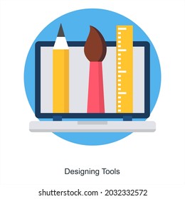 Designing or Editing Tools Icon Concept
