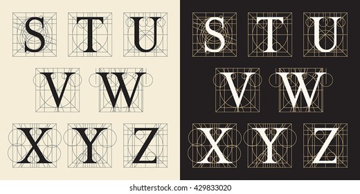Designing Initials, letters S-Z
