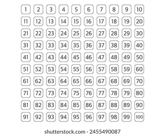 Designing Numbers From 1 to 100, Part 1