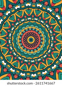 Designing an Ornamental and Creative Mandala Pattern