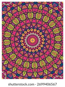 Diseñando un patrón de mandala ornamental y creativo
