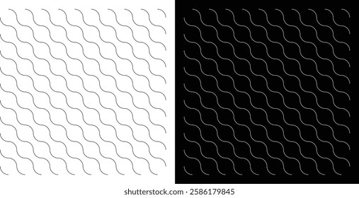 Designing a pattern in the shape of a steady wave